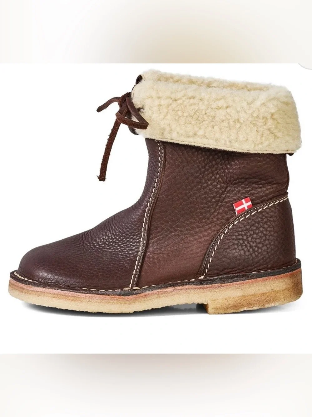 Duckfeet Brand Cozy Shearling-Lined Brown Winter Boots for Women
